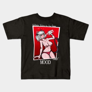 Helltaker: Drunk Malina (UNCENSORED) Kids T-Shirt